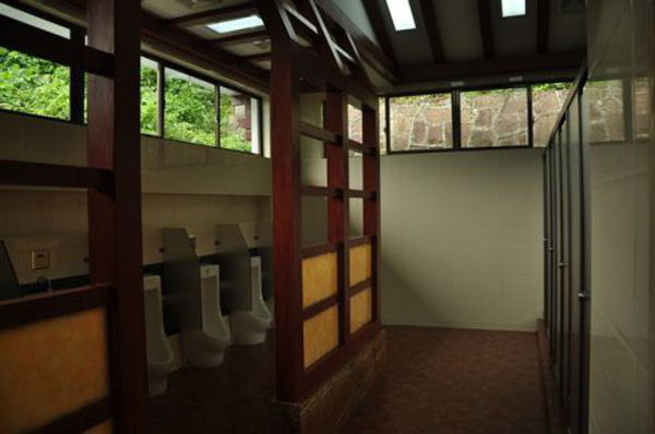 Zhangjiajie scenic five-star toilets were put into use