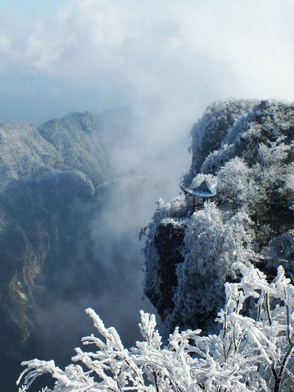 Fantastic Snow Scenery of Zhangjiajie 