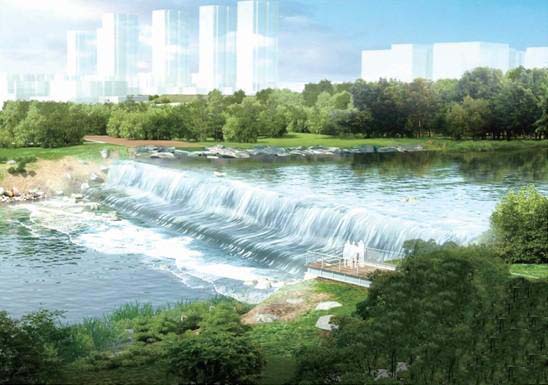 Changsha County to Build 100-meter-wide, 8-meter-high Artificial Waterfall