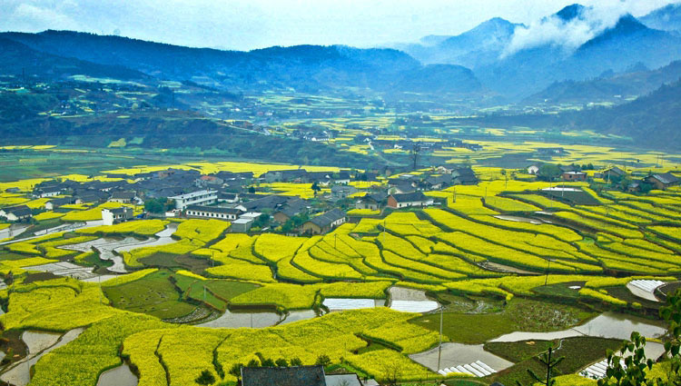 Entering the most beautiful village in China