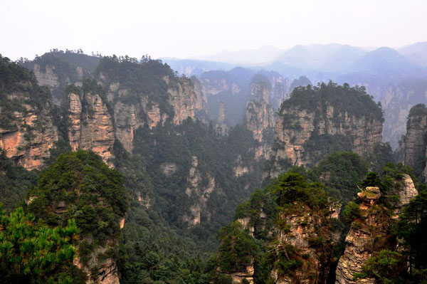 The Miraculous Landscape of Wulingyuan Scenic and Historic Interest Area
