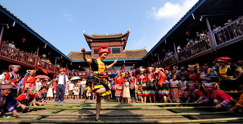 Yao Ethnic Minority in Yongzhou City Celebrates Mud-washing Festival