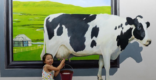 3D Painting Exhibition Kicks off in Xi