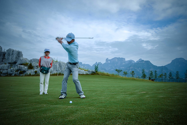 Tianmen international Golf Club in Zhangjiajie