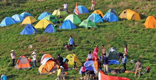 China Huangsang Tent Festival Held in Suining County,Hunan Province