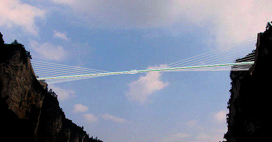 Bridge Expert Praises Zhangjiajie Grand Canyon 430 Meters Long Glass Bridge
