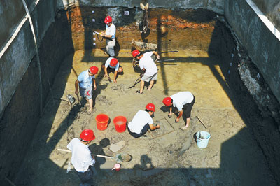 Changsha Discovered Wooden-structure Drainage from Song Dynasty