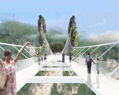 World's Longest and Highest Glass Bridge will be Open in Zhangjiajie on July