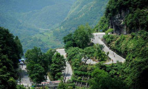 International Bicycle Invitational Tournament Held along Aizhai Highway