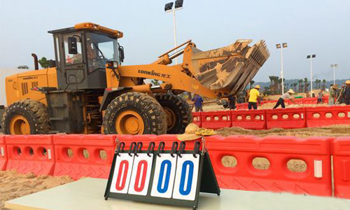 Beach Volleyball Court Built in Changde to Greet 2015 Hunan Tourism Festival