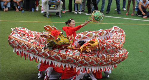 Dragon Dance Competition in Sinan county