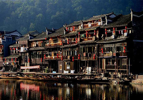 Ancient Phoenix Town in Fenghuang,China