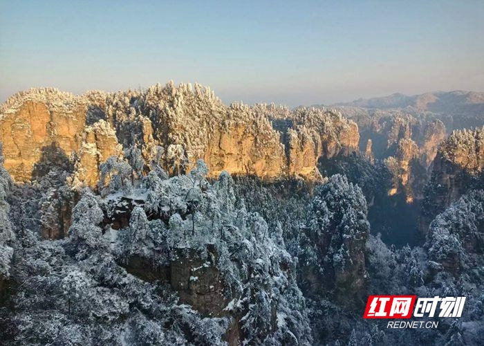 The snow in Wulinyuan